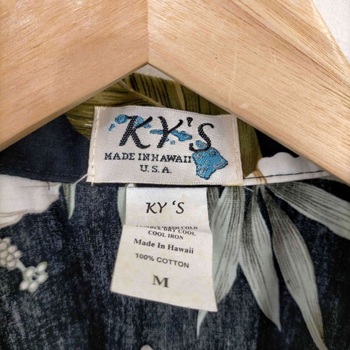 フメイ KYS ハワイ製 花柄 アロハシャツ レディース JPN:M
