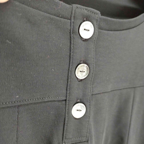 バーバリーロンドンブルーレーベル BURBERRY LONDON BLUE LABEL ヘンリーネック シャツブラウス ワッフル レディース EUR:38