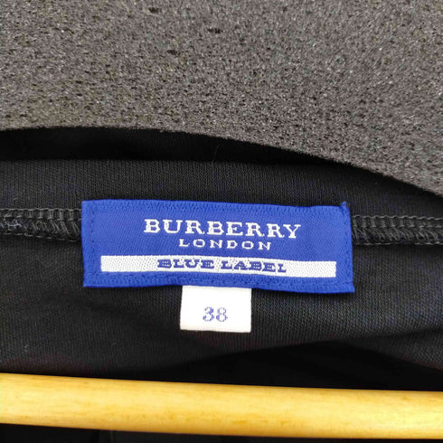 バーバリーロンドンブルーレーベル BURBERRY LONDON BLUE LABEL ヘンリーネック シャツブラウス ワッフル レディース EUR:38