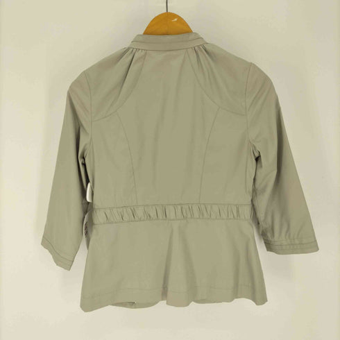 バナナリパブリック BANANA REPUBLIC スタンドカラー ジップアップ ジャケット レディース import:S