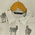 ザラ ZARA ゼブラ アニマル柄 サテン L/S シャツ レディース import:S