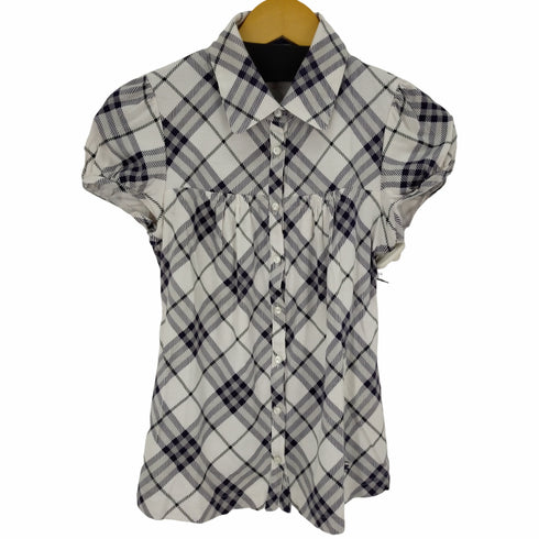 バーバリーロンドンブルーレーベル BURBERRY LONDON BLUE LABEL チェックシャツブラウス ノバチェック レディース EUR:38