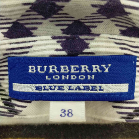 バーバリーロンドンブルーレーベル BURBERRY LONDON BLUE LABEL チェックシャツブラウス ノバチェック レディース EUR:38