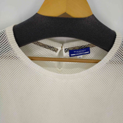 バーバリーロンドンブルーレーベル BURBERRY LONDON BLUE LABEL フルメッシュカットソー レディース EUR:38