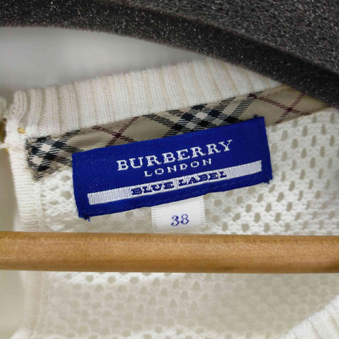 バーバリーロンドンブルーレーベル BURBERRY LONDON BLUE LABEL フルメッシュカットソー レディース EUR:38