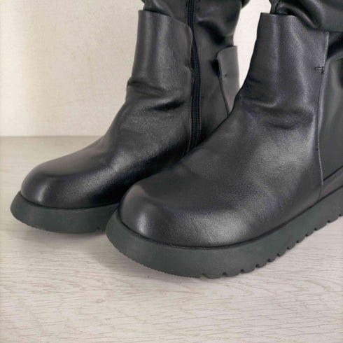 サイドジップレザーブーツ メンズ 25cm