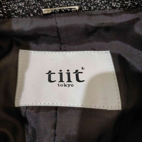 ティートトーキョー tiit tokyo 比翼 ステンカラーコート レディース JPN:38