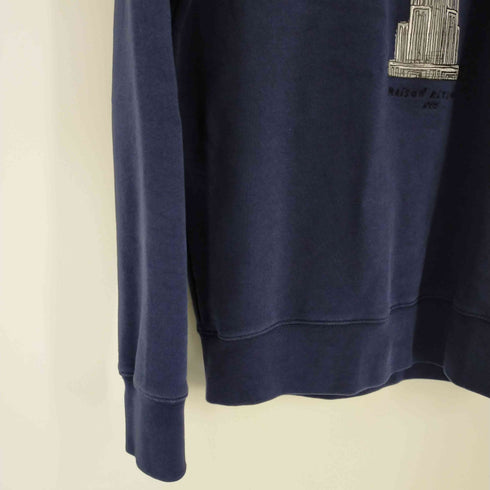 メゾンキツネ maison kitsune オリー エンパイア フォックス クラシック スウェットシャツ メンズ S