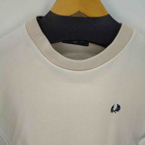 フレッドペリー FRED PERRY ロゴ刺繍 クルースウェット メンズ S