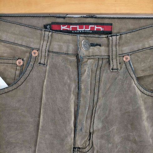 KRUSH CLOTHING MADE IN USA ベロア地5ポケットパンツ メンズ 30