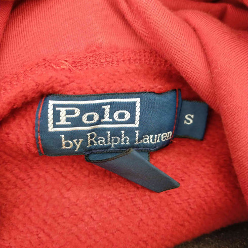ポロバイラルフローレン Polo by RALPH LAUREN プルオーバーパーカー ヘンリーネック 加工 メンズ S