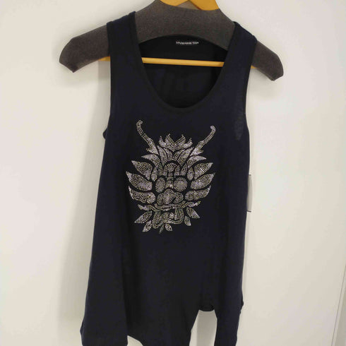 ヴィヴィアンタム VIVIENNE TAM フロントストーンノースリーブ アシンメトリー レディース JPN:0