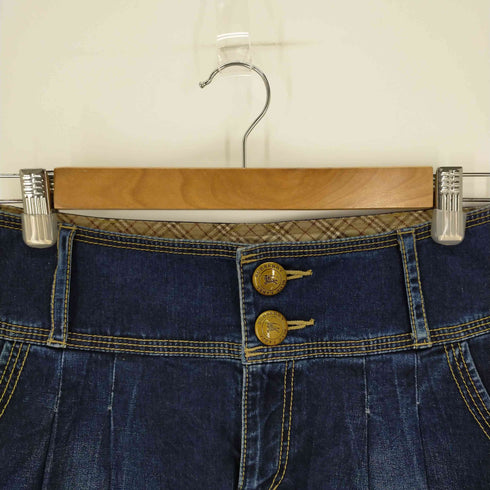 バーバリーブルーレーベル BURBERRY BLUE LABEL デニムショートパンツ レディース DE:38