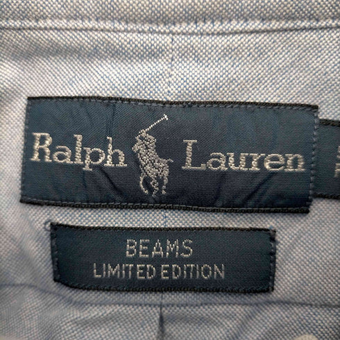ラルフローレン RALPH LAUREN 逆ポニー 別注 オックスフォード ボタンダウン シャツ メンズ import:S
