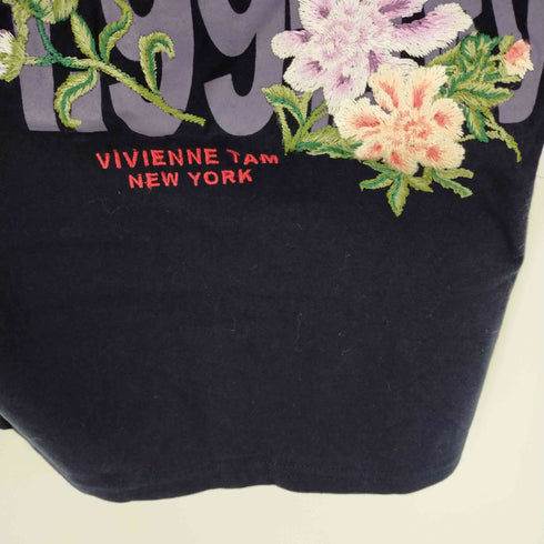 ヴィヴィアンタム VIVIENNE TAM キャミタンクトップ 花刺繍 レディース JPN:1