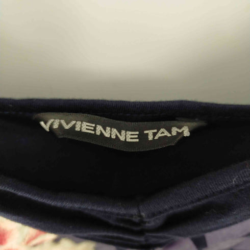 ヴィヴィアンタム VIVIENNE TAM キャミタンクトップ 花刺繍 レディース JPN:1