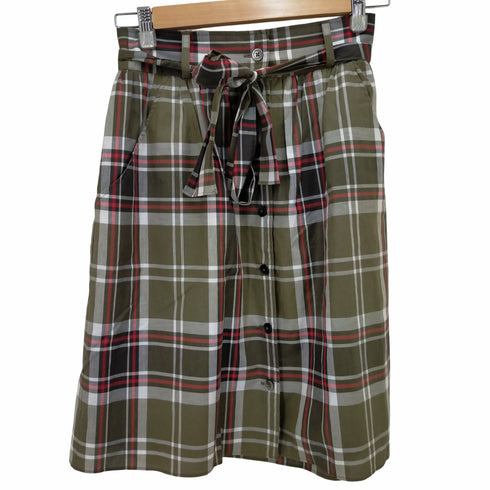 マッキントッシュフィロソフィー MACKINTOSH PHILOSOPHY チェックバレルスカート レディース 38