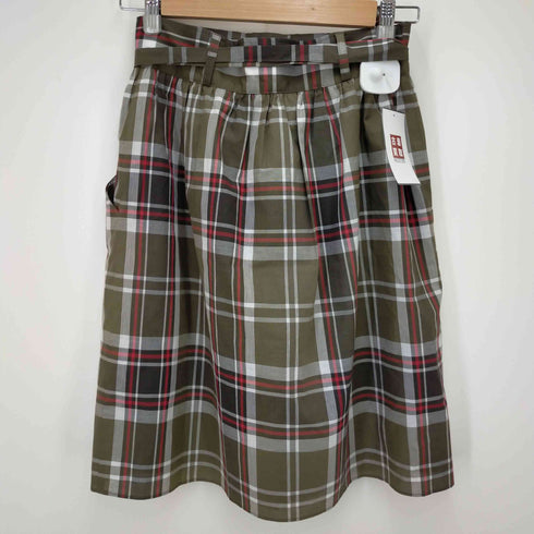 マッキントッシュフィロソフィー MACKINTOSH PHILOSOPHY チェックバレルスカート レディース 38