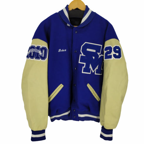 ロッククリークアスレチックス ROCK CREEK ATHLETICS 90s デカワッペン切替スタジャン メンズ L
