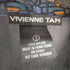 ヴィヴィアンタム VIVIENNE TAM 03年製 シアーVネックカットソー ナイロン切替 総柄 龍 レディース JPN:1