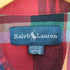 ラルフローレン RALPH LAUREN ポニー刺繍 チェックボタンダウンシャツ レディース import:M