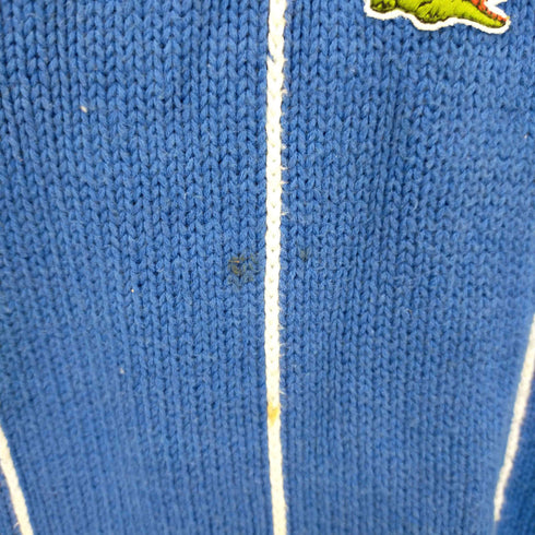 アイゾッドラコステ IZOD LACOSTE 80-90s フロントパッチコットンニットベスト メンズ JPN:M