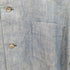 コムデギャルソンコムデギャルソン COMME des GARCONS COMME des GARCONS 2011AW ギャザースリーブ ラウンドカラー シャンブレーシャツ レディース JPN:S