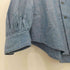 コムデギャルソンコムデギャルソン COMME des GARCONS COMME des GARCONS 2011AW ギャザースリーブ ラウンドカラー シャンブレーシャツ レディース JPN:S