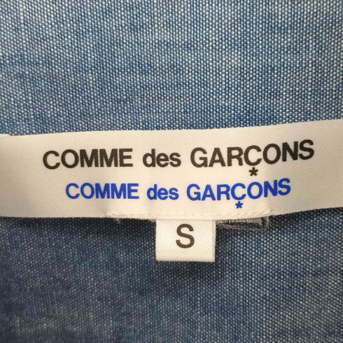 コムデギャルソンコムデギャルソン COMME des GARCONS COMME des GARCONS 2011AW ギャザースリーブ ラウンドカラー シャンブレーシャツ レディース JPN:S