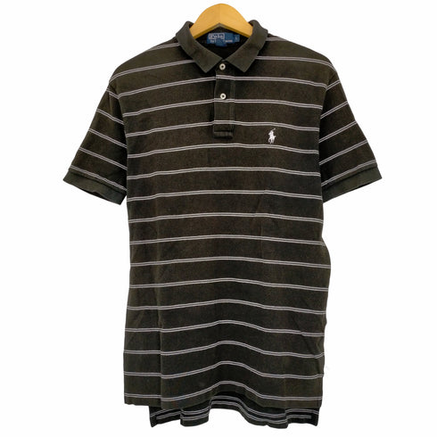 ポロラルフローレン POLO RALPH LAUREN ボーダーポロシャツ メンズ import:L