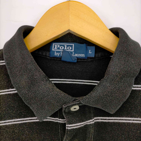 ポロラルフローレン POLO RALPH LAUREN ボーダーポロシャツ メンズ import:L