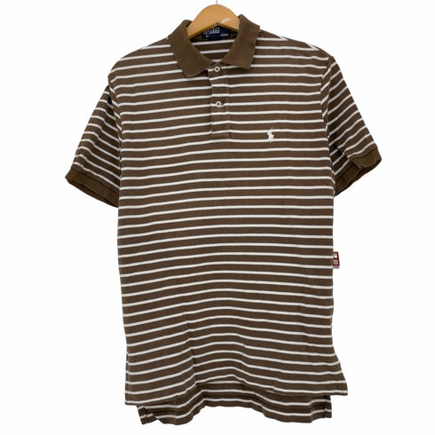 ポロラルフローレン POLO RALPH LAUREN ボーダーポロシャツ メンズ import:L