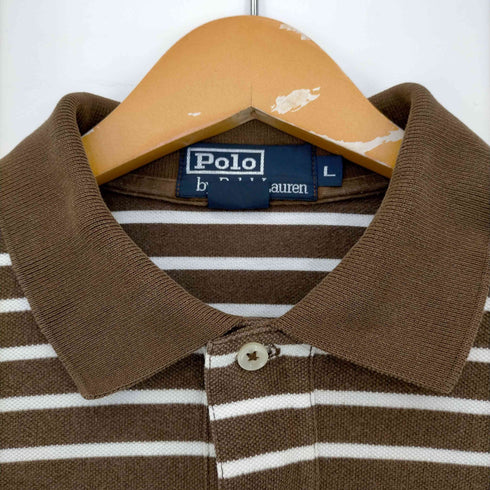 ポロラルフローレン POLO RALPH LAUREN ボーダーポロシャツ メンズ import:L