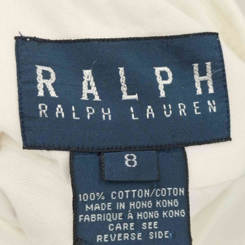 ラルフローレン RALPH LAUREN 80-90s 香港製 ポニー刺繍 ワンポイントロゴ ボタンダウンシャツ メンズ US:8