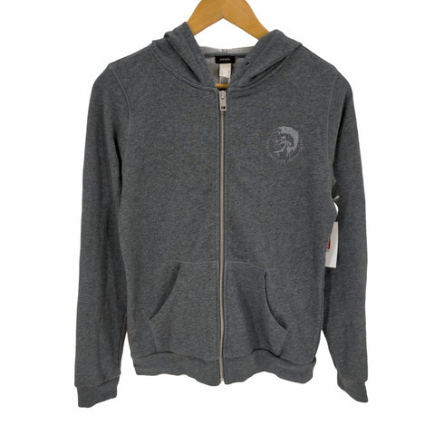 ディーゼル DIESEL ロゴ ジップアップフーディー レディース JPN:M