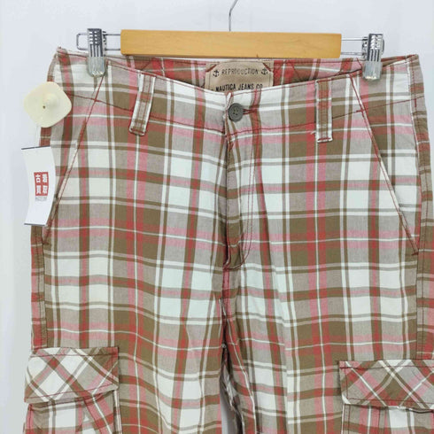 ノーティカ NAUTICA チェック ハーフ パンツ メンズ US:30-31