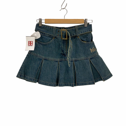 Fancy club DENIM PLEATS BELT SKIRT レディース JPN:S