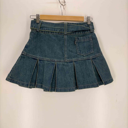 Fancy club DENIM PLEATS BELT SKIRT レディース JPN:S