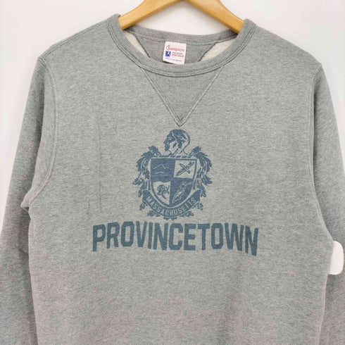 チャンピオン Champion 復刻 ランタグ ROCHESTER PROVINCETWN 染み込みプリント スウェット メンズ JPN:M
