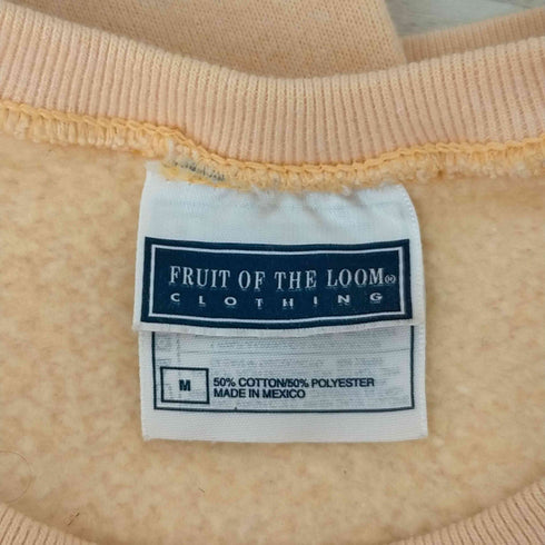 フルーツオブザルーム FRUIT OF THE LOOM 00S ラグランスリーブ キリストプリントトレーナー レディース import:M