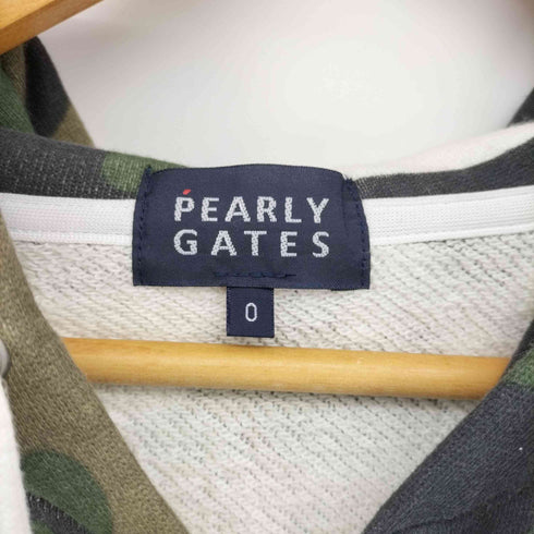 パーリーゲイツ PEARLY GATES カモ柄 ジップアップ パーカー レディース 0