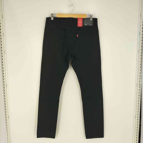 リーバイス Levis 裏3496 510 Super Skinny Jeans ブラックデニムスキニーパンツ メンズ W:34 L:32
