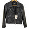アイテムズ アーバンリサーチ ITEMS URBAN RESEARCH フェイクレザーダブルライダースジャケット レディース JPN:M