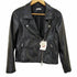 アイテムズ アーバンリサーチ ITEMS URBAN RESEARCH フェイクレザーダブルライダースジャケット レディース JPN:M
