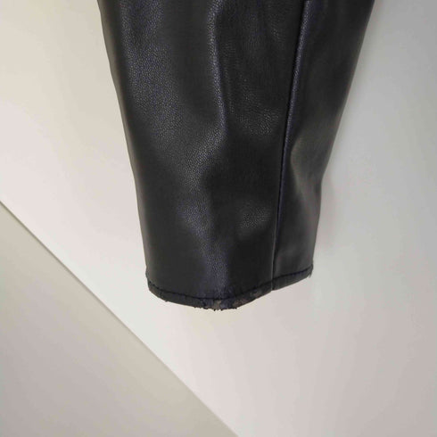 アイテムズ アーバンリサーチ ITEMS URBAN RESEARCH フェイクレザーダブルライダースジャケット レディース JPN:M