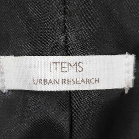 アイテムズ アーバンリサーチ ITEMS URBAN RESEARCH フェイクレザーダブルライダースジャケット レディース JPN:M