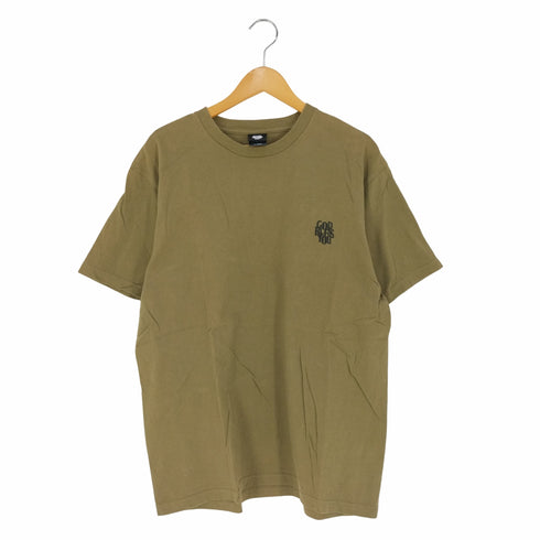 GOD BLESS YOU ロゴ刺繍 クルーネックTシャツ メンズ JPN:XL