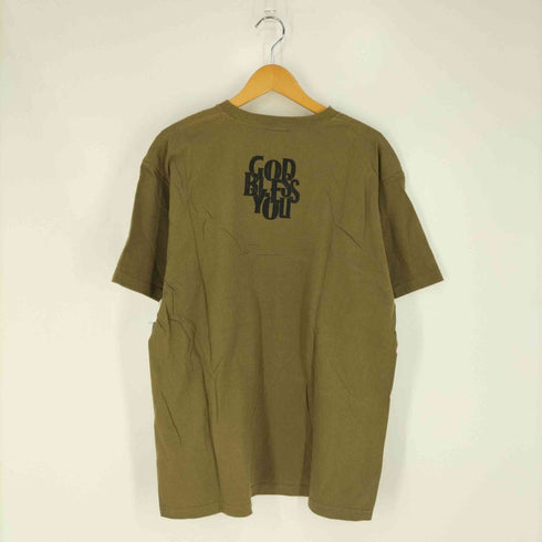GOD BLESS YOU ロゴ刺繍 クルーネックTシャツ メンズ JPN:XL