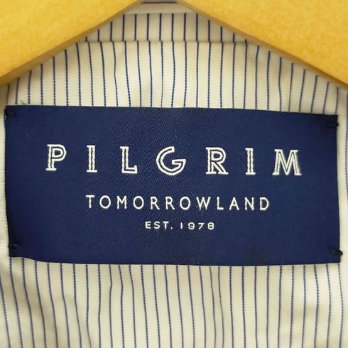 トゥモローランドピリグリム TOMORROWLAND PILGRIM コットンポプリン ダブル6Bシャツジャケット メンズ 34