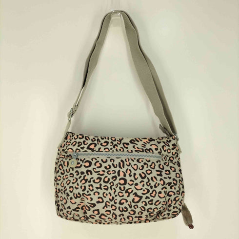 キプリング KIPLING ストラップ付き レオパードプリント ショルダーバッグ レディース